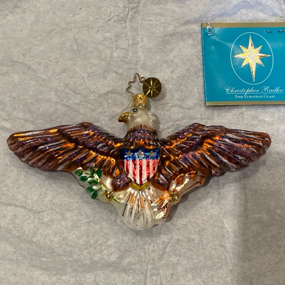 Christopher Radko Bird of a Federation Ornament